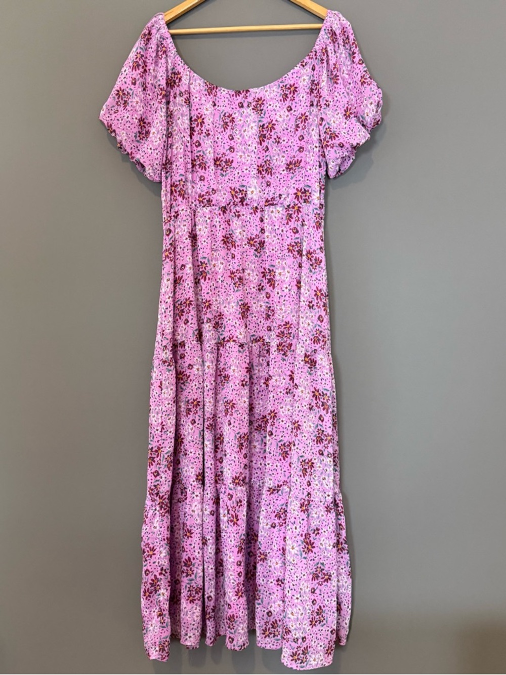 Draper James Pink Floral Maxi Dress - Picture 5 of 11